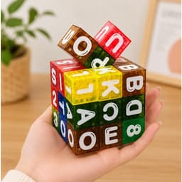Đồ Chơi Nam Châm Xếp Hình Block Chữ Cái Và Chữ Số 40 Chi Tiết Kèm Hộp Thiếc – Bộ Đồ Chơi Giáo Dục STEM Thông Minh Cho Bé 5