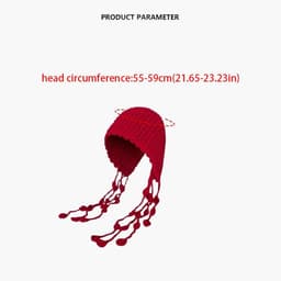 Móc Mũ Dệt Kim, Tua Rua Handmade Tua Rua Beanies, Phong Cách Bohemian Dễ Thương Rỗng Ra Hàn Quốc Mũ Đan Du Lịch 2