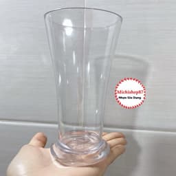 Combo 5,10 Cốc sinh tố trong suốt Việt Nhật Cốc nhựa uống nước, ly sinh tố, ly uống nước giả thuỷ tinh 4