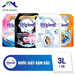 Nước Giặt Đậm Đặc Hygiene 3L Màu Đen, Xanh, Cam, Trắng 1