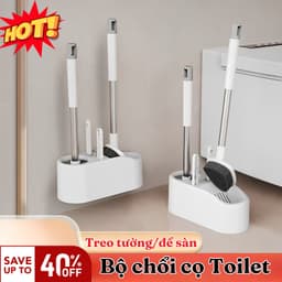 Bộ chổi toilet và hộp đựng hiện đại Nago – chống mùi, giữ vệ sinh tối đa 1