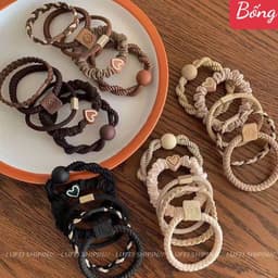 { Hàng Loại 1 } AB199 Set 20 Dây Thun Cột Tóc Siêu Xinh 5