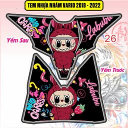 Tem Dán Nhựa Nhám Vario 125-150 2018 - 2022  nhiều mẫu decal 3 lớp không bay màu 9