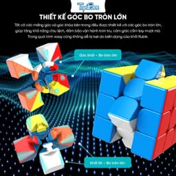 Rubic đồ chơi trí tuệ rubik 6 mặt 3x3, 5x5 giúp kích thích tư duy phán đoán cho trẻ sớm 5