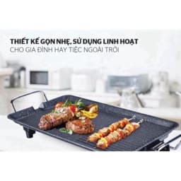 Bếp nướng điện Sunhouse không khó SHD4607 công suất 1500w 6 mức nhiệt, mặt tráng men chống dính,kjo 7