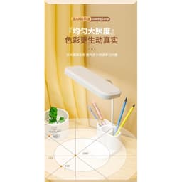 Đèn Học Để Bàn Tích Điện Chống Cận Kèm Cổng Sạc USB-Ánh Sáng Tự Nhiên- Bảo Vệ Mắt 6