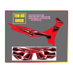 Tem Xe Sirius Chế Đẹp Tem Lc Sirius decal 3Lớp pcv 4