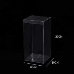 📦 Combo 10 Hộp Nhựa Trong Suốt 10x10x20cm – Hộp Quà, Hộp Đựng Sang Trọng 📦 2