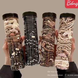 { Hàng Loại 1 } AB199 Set 20 Dây Thun Cột Tóc Siêu Xinh 1