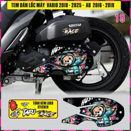 Tem Dán Lốc Máy Xe Vario 125/150 Đời 2018 2025 AB 2016 - 2019 RẤT NHIỀU MẪU 3