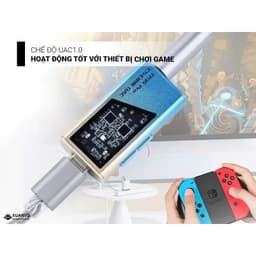 (Bh06tháng) Thiết bị giải mã DAC/AMP/Soundcard Gaming EPZ TP35 Pro, Đầu ra: 3.5mm và 4.4mm, kích âm thanh 7