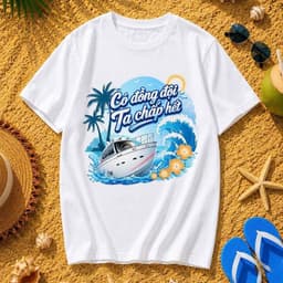 Áo thun nhóm đi du lịch form suông vừa người unisex nam nữ - áo team building chất mềm mại cho cả đoàn 3