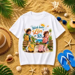 Áo thun nhóm đi du lịch form suông vừa người unisex nam nữ - áo team building chất mềm mại cho cả đoàn 2