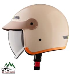 Mũ bảo hiểm xe máy 3/4 GXT139 kính âm kèm lưỡi trai, Royal 139 luxury sản xuất bơi royal Đồ Phượt HN 2