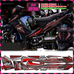 Tem Rời Xe Sirius Mẫu Rc Cực Chất Phối Đủ Màu Decal 3 Lớp 3