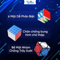 Rubic đồ chơi trí tuệ rubik 6 mặt 3x3, 5x5 giúp kích thích tư duy phán đoán cho trẻ sớm 3