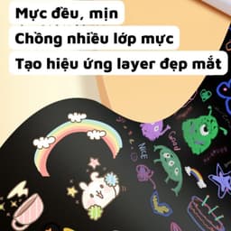 Bút màu acrylic marker 60 màu vẽ sơn chống nước bộ cọ vẽ trên mọi chất liệu bề mặt - Hộp bút màu 60 chi tiết 8
