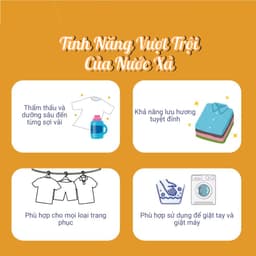 Nước xả vải Hygiene Expert Care đậm đặc 2000-2200ml thơm lâu, mềm vải, dịu nhẹ cho da 5