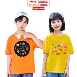 Áo Thun Tết Đoàn Viên Trung Thu Cho Bé CIUCIU KID Vải Cotton Co Dãn Mềm Mịn Thấm Hút Mồ Hôi 8