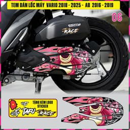 Tem Dán lốc Máy Xe Vario 125/150 Đời 2018 2025 AB 2016 - 2019 6