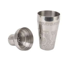 Bình lắc Cocktail KUNHEV, Máy trộn đồ uống khắc phong cách Nhật Bản bằng thép không gỉ, Máy rửa chén chuyên nghiệp Thanh trộn pha chế chống gỉ an toàn 8
