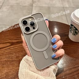 Ốp điện thoại sạc không dây từ tính hình vuông sang trọng Ốp lưng iPhone17 16 15 14 13 12 11 Pro Max 7 8 Plus XR XS Max 5