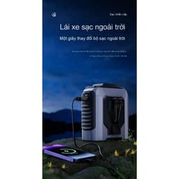 Quạt Mini Đeo Thắt Lưng Đeo Cổ Lk101 – Pin 10000mAh | 100 Cấp Gió | Có Đèn Pin & Tích Hợp Sạc Dự Phòng 3