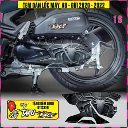 Tem Dán lốc Máy Xe AB Airblade Đời 2020-2022 Decal 3lop chống thấm nước 8