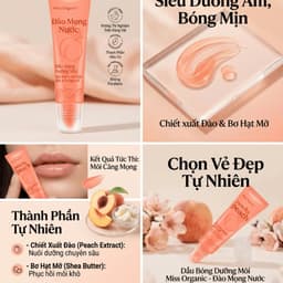 Son Dưỡng Môi Hương Trái Cây Miss Organic Giúp Căng Bóng , Chống Oxy Hóa, Giảm Khô Môi | 1 Tuýp/10ML 6