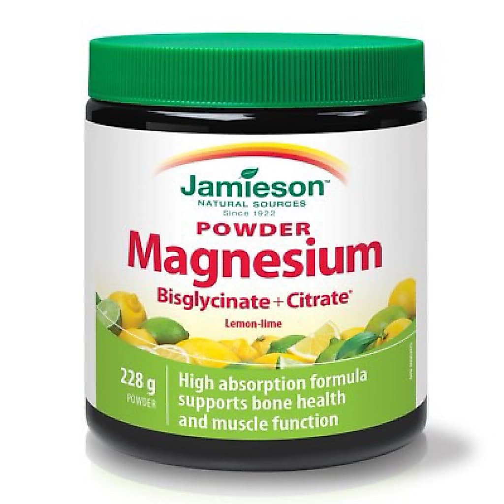 (Bill Canada) Bột Magnesium Bisglycinate Jamieson Canada; Date 2027
