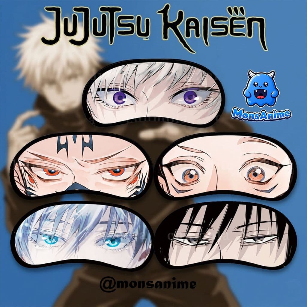 Bịt Mắt in hình Jujutsu Kaisen Toge Gojo Sukuna Chú thuật hồi chiến - Miếng che mắt ngủ êm ái Phụ kiện cosplay