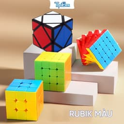 Rubic đồ chơi trí tuệ rubik 6 mặt 3x3, 5x5 giúp kích thích tư duy phán đoán cho trẻ sớm 1