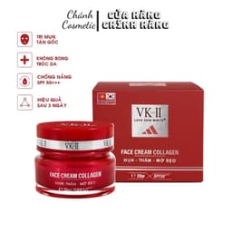 Kem Face Love Skin White VK-II Ngừa Mụn Thâm, Kháng Khuẩn, Trắng Da, Giữ Ẩm, Se Khít Chân Lông 20g 2