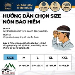 Mũ bảo hiểm 3/4 Royal m139 chính hãng kính âm thời trang cho nam và nữ đi xe máy 5