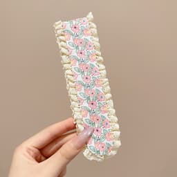 Băng Đô Ren Bản To Dán Tóc Cho Bé Gái - Phụ Kiện Tóc Hằng Ngày Tiện Dụng, Thoải Mái T866 5