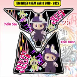 Tem Dán Nhựa Nhám Vario 125-150 2018 - 2022  nhiều mẫu decal 3 lớp không bay màu 3