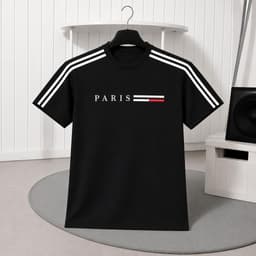 áo thun nam vải dày, Áo Thun Nam PARIS Basic Cotton Co Giãn 4 Chiều Form Chuẩn Hàn Quốc Ao Thun 758 6