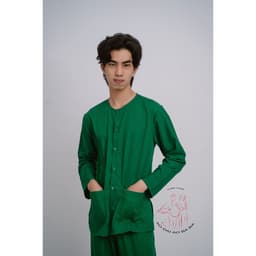 BIGSIZE Bộ bà ba Cate màu xanh lá- Miền tây giá rẻ- Có bộ bà ba Bigsize- Bà ba sỉ toàn quốc, may áo bà ba theo yêu cầu 3