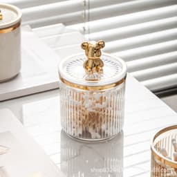 Hộp Đựng Tăm Bông Hộp Bảo Quản Mỹ Phẩm Cotton Hộp Bảo Quản Hộ Gia Đình Cao Cấp Decor ducanh 3