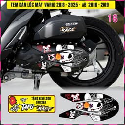Tem Dán Lốc Máy Xe Vario 125/150 Đời 2018 2025 AB 2016 - 2019 RẤT NHIỀU MẪU 2