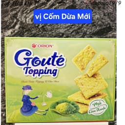 Bánh Goute Mè /Hạt /Dâu Sữa Chua/Bơ Đậu Phộng Orion Hộp Giấy 4