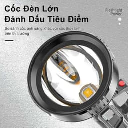 Đèn Pin Siêu Sáng Cầm Tay Sạc Điện SL06 Mẫu Mới 8
