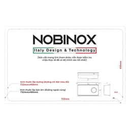 CHẬU RỬA BÁT 1 HỐ NOBINOX ARVO V775 | KT 75 X 48CM | HÀNG CHÍNH HÃNG 4