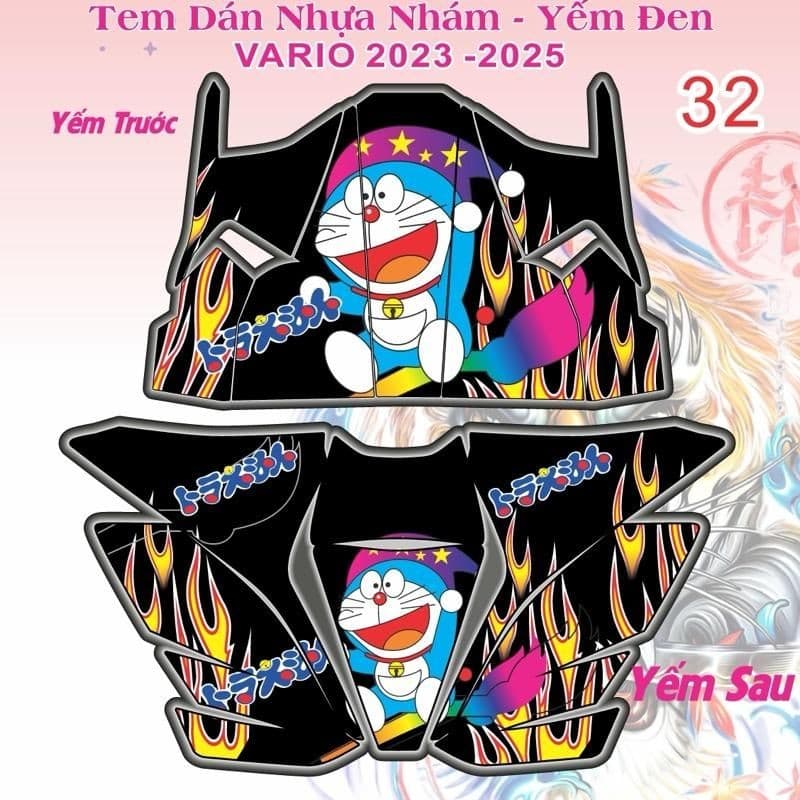 Tem Dán Nhựa Nhám Vario 125 2023-2025  nhiều mẫu hót
