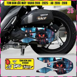 Tem Dán Lốc Máy Xe Vario 125/150 Đời 2018 2025 AB 2016 - 2019 RẤT NHIỀU MẪU 9