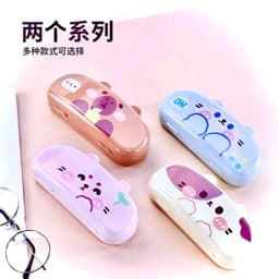 Hộp đựng mắt kính họa tiết hình thú nhỏ gọn siêu xinh 15.5x6x4cm VINBEO 4