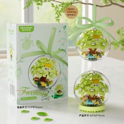 Hộp Đồ Chơi Lắp Ráp DIY TREEHOUSE BALL - Đồ Chơi Lắp Ráp Sáng Tạo Giải Trí Nhà Trên Cây-Lắp Ghép Trưng Bày 3