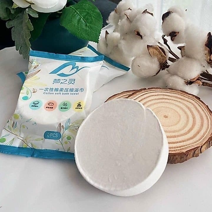 Khăn Tắm Nén Dùng Một Lần 70x140cm Cotton Mềm Mại Khăn Du Lịch Khăn Tắm Tiện Lợi