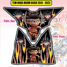 Tem Dán Nhựa Nhám Vario 125-150 2018 - 2022  decal 3lớp chống thấm nước 7
