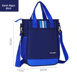 Cặp học sinh lớp 1-6 chất liệu vải Oxford không thấm nước.(HuongBun) 5